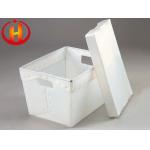 White 600GSM Corrugated Plastic Packaging Boxes Frame Retardant for sale