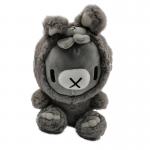Height 11CM-30CM Small Grey Rabbit Plush Toy Personalized Stuffed Animals