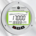 60mm Dial 4 Digits LCD Display Digital Pressure Gauge RS485