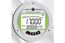 China 60mm Dial 4 Digits LCD Display Digital Pressure Gauge RS485 supplier