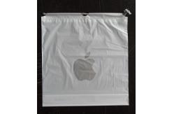 China Custom Apple Iphone Classic Drawstring Plastic Bags with PP Rope supplier