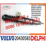 Common Rail Fuel Diesel Injector BEBE4C00001 BEBE4C00101 20430583 8113941 5001866295 9020430583 E1 for  VOL D12 TRUCK for sale