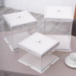 Sturdy Construction Cake Packaging Boxes CMYK And Pantone Colors for sale