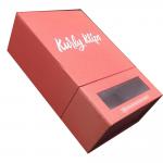 Red Magnetic Gift Boxes Unique Custom Cosmetic Jewelry Chocolate Box for sale