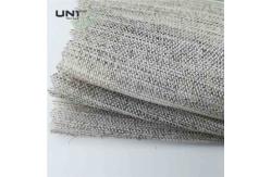 China 50g - 200g Hair Interlining Canvas Fabric Elastic Chest Canvas Piece supplier