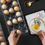 Refrigerator organizer keeping egg container plastic egg storage container