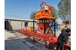 China Cutting T50mm Paving Block Making Machine , Precast Concrete Paver Machine supplier