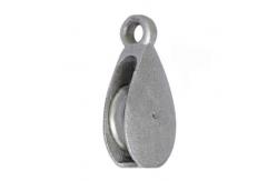China Galvanized Wire Rope Pulley Single Sheave Rope Pulley 5T - 80T supplier