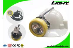 China 10000 Lux Brightness LED Mining Light Underground Rechargeable Headlamp With USB Charging supplier