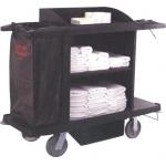 Large Capacity Fibre Bag Hotel Housekeeping Trolley 1524*559*H1270mm for sale
