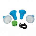 4bulbs LED Portable Solar Camping Light AC Charging 25W 6500-7000K for sale