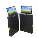Motorized Microphone Computer Screen Lifter With 15.6 Inch Retractable Lifting Screen