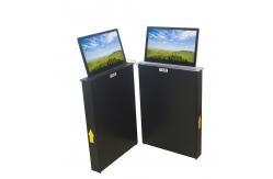 China Motorized Microphone Computer Screen Lifter With 15.6 Inch Retractable Lifting Screen supplier