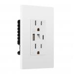 Fast Charging USB Type C Outlet PD20W Receptacle With Light for sale