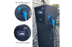 China Ocpp 3phase Wall Mounted Fast EV Charger European Standard 22kw With Pillar supplier
