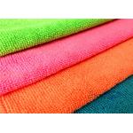 Yellow Polyester Microfiber Fabricin Roll For Cleaning Product , Anti-Static