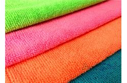 China Yellow Polyester Microfiber Fabricin Roll For Cleaning Product , Anti-Static supplier