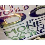 Waterproof Holographic Heat Transfer Foil Sheets Eco Friendly Materials for sale
