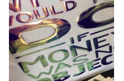China Waterproof Holographic Heat Transfer Foil Sheets Eco Friendly Materials supplier