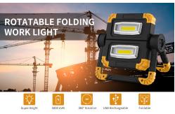 China USB Portable LED Work Light Stand 700lm 20W Rechargeable Folding supplier
