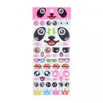 Diy Cartoon Puffy Stickers Kawaii 3d Stickers Pack For Decoration Custom for sale