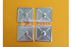 China 64mmx64mm Stainless Steel Square Self Locking Washer For Fixing Insulation Pin supplier