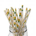 Various Color Baby Shower Paper Straws Food Safe Portable For Daily Life for sale