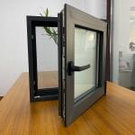 Water proof Heat Insulation Aluminum Tilt And Turn Windows With  Mosquito net