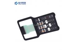 China PET Transparent LCD Flat Membrane Switch Matte Surface Keypad supplier