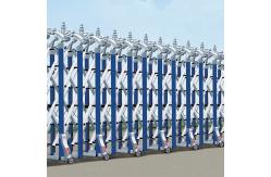 China 35p/m Electric Retractable Door Stainless Steel 201 Foldable Electronic Sliding Gate supplier