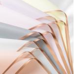 Gold-edge jelly film wrapped flower paper, thickened Valentine's Day flower wrapping paper, diy waterproof matte paper bouquet wrapping paper for sale