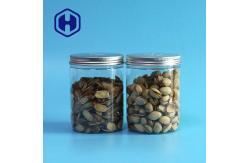 China 500ml Food Grade Round PET Mason Jar With Aluminum Lid supplier