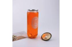 China 700ml 330ml Pet Plastic Beverage Can For Bubble Tea Logo Customized supplier