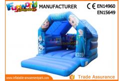 China Amusement Park Inflatable Bouncer Slide / Frozen Inflatable Bounce House supplier
