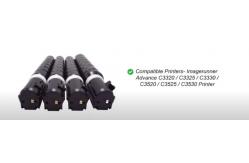 China Canon imageRUNNER C3226 C3525I Compatible CMYK Replace Toner NPG-67 C-EXV49 supplier