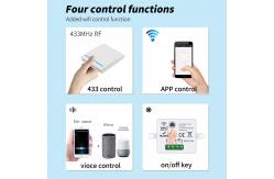 China 2.4GHz Voice Control Self Powered Wireless Switch Antenna Wifi Remote Switch supplier