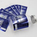 PET Bopp Biological Bottle Metallic Foil Labels Stickers for sale