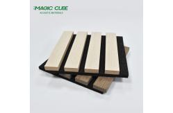 China Eco-Friendly Acoustic Wooden Panel with Polyester Fiber and Contemporary Design Style supplier