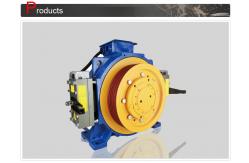 China Wide - Speed Gearless Traction With Elevator Machine 450 - 630 KG supplier