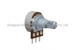 China Single Unit Shaft Sealed Rotary Potentiometer 16mm Horizontal Mount RV16110N0 supplier