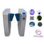 Pedestrian waist height turnstiles remote controls wireless alarm system for sale