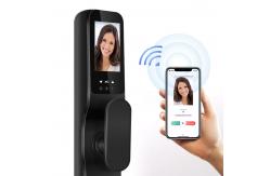 China 3D Face Digital Tuya Smart Lock RFID Fingerprint Access Control Aluminum Alloy supplier