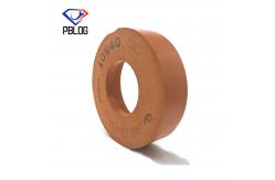 China 10S40 Rubber Polishing Abrasive Wheel Grit 150 / 130mm Glass Processing Tools supplier