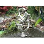Contemporary Stainless Steel Water Features Abstract Sandblasting Finishing for sale