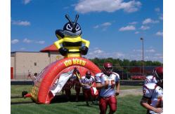 China inflatable knight  helmet tunnel /inflatable tunnel entrance for event sports supplier
