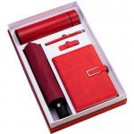 5 In 1 Antidust Notebook And Pen Gift Set , Ultraportable Power Bank Smart Notebook for sale