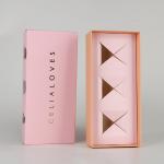 Custom Pink Printing Base And Lid Box Soy Candle Gift Box Packaging for sale