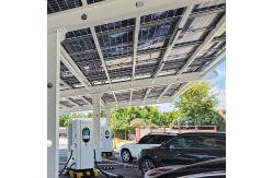 China Highway Solar Car Charging Station BIPV Module Solar Carport System supplier