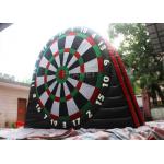 Customized Inflatable Foot Dart Board Logo Printing With Sticky Balls for sale