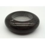 4.25 Round Black Stone Candle Holders Customized Design OEM Available